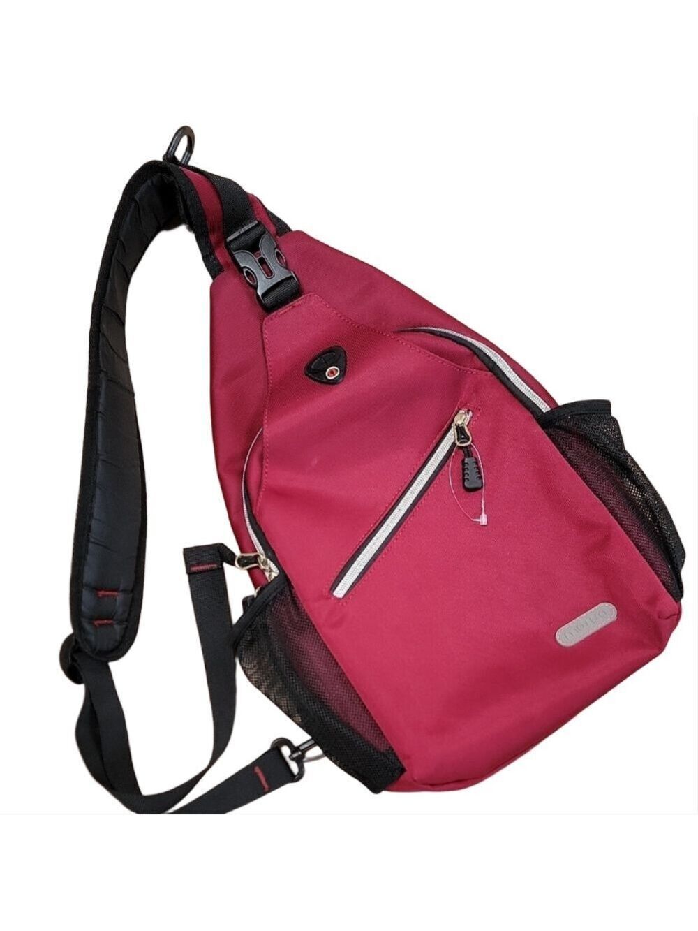 Mosiso Red Polyester Sling Chest Backpack NWOT Unisex